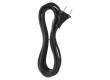Flexo šňůra guma/neopren 2× 1mm2, 5m, černá