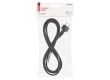 Flexo šňůra guma/neopren 3× 1mm2, 3m, černá