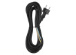 Flexo šňůra guma/neopren 3×1,5mm2, 5m, černá