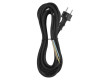 Flexo šňůra guma/neopren 3×1,5mm2, 10m, černá
