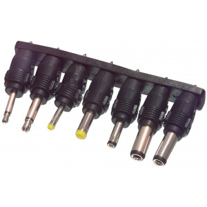 7 changeable plugs