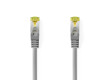 Síťový kabel CAT7 | S / FTP | RJ45 Zástrčka | RJ45 Zástrčka | 0.25 m | Snagless | Kulatý | LSZH | Šedá | Label