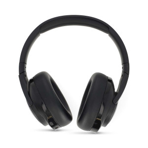 Bezdrátová sluchátka Over-Ear | Maximální doba přehrávání na baterie: 28 hod | Vestavěný mikrofon | Ovládání stiskem | Hybrid (ENC + ANC) | Podpora hlasového ovládání | Ovládání Hlasitosti | Černá