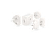 Cestovní adaptér | 100 - 240 V AC 50/60 Hz | 65 W | Bílá
