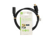 High Speed HDMI™ kabel s Ethernetem | Konektor HDMI ™ | Výstup HDMI™ | 4K@60Hz | ARC | 10.2 Gbps | 1.00 m | Kulatý | PVC | Černá | Label