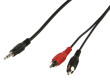 Kabel Jack 3,5 mm vidlice - 2xRCA vidlice 1,2m