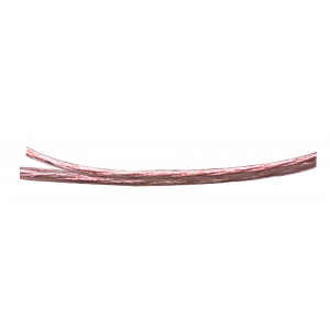 Flexibilní průhledný repro kabel 2 x 2.50 mm² na cívce, 100 m
