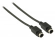 S-Video video kabel s konektory S-Video zástrčka – S-Video zástrčka 15,0 m černý