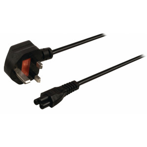 Napájecí kabel se zástrčkou UK a konektorem IEC-320-C5, délka 2 m, černý