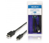 High Speed HDMI Kabel s Ethernetem HDMI Konektor - HDMI Mini Konektor 2.00 m Černá