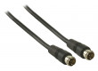 Anténní kabel F-quick zástrčka – F-quick zástrčka 3,00 m, černý
