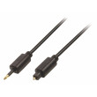 Digitální audio kabel Toslink, zástrčka Toslink - optická zástrčka 3,5 mm, 2,00 m, černý