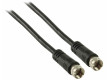 Anténní kabel F zástrčka – F zástrčka 10,0 m, černý
