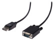Kabel, zástrčka DisplayPort - zástrčka VGA, 1,00 m, černý