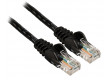 Síťový kabel UTP CAT5e, zástrčka RJ45 - zástrčka RJ45, 10,0 m, černý