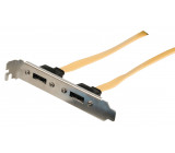 HDD rámeček se SATA konektory, 6 Gb/s, 2× HDD rámeček se SATA konektory, 6 Gb/s - 2× zásuvka SATA, 6 Gb/s, 0,50 m,  