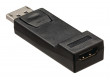 DisplayPort adaptér, zástrčka DisplayPort – HDMI vstup, černý