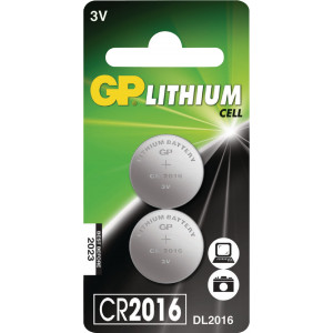 Lithium button cell CR2016 2-BLIS
