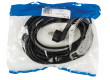 Napájecí kabel úhlovou zástrčkou Schuko a konektorem IEC-320-C13, délka 10 m, černý