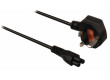 Napájecí kabel se zástrčkou UK a konektorem IEC-320-C5, délka 3 m, černý