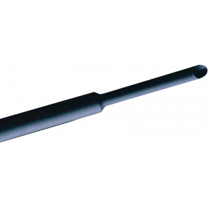 Zmršťovacia bužírka, 18 - 6 mm, čierna, 0,5 m