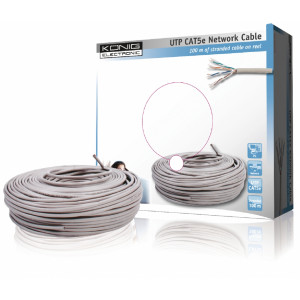 UTP CAT 5e síťový kabel, cívka 100 m