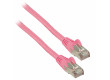 Patch kabel FTP CAT 6, 5 m, růžový