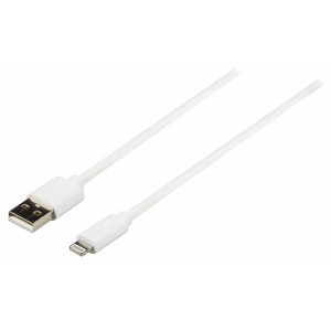 Synchronizační a nabíjecí USB kabel, zástrčka Lightning - zástrčka USBA, 3,00m, bílý