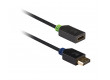 DisplayPort–HDMI™ kabel s adaptérem, DisplayPort zástrčka – HDMI™ vstup, 0,2 m, šedý