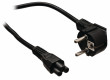 Napájecí kabel, CEE 7/4 úhlová (Schuko) – IEC-320-C5, 2 m, černý