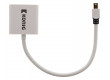 Mini DisplayPort – VGA kabel s adaptérem, Mini DisplayPort zástrčka – VGA zásuvka, 0,2 m, bílý