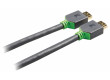 Vysokorychlostní HDMI™ kabel, Ethernet HDMI™ konektor – HDMI™ konektor, 0,5 m, šedý