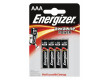 Alkalická baterie AAA LR03 energizer blistr 4ks
