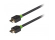 Vysokorychlostní HDMI™ kabel, Ethernet HDMI™ konektor – HDMI™ konektor, 15 m, šedý