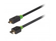 Vysokorychlostní HDMI™ kabel, Ethernet HDMI™ konektor – HDMI™ Micro konektor, 2 m, šedý