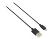 Synchronizační a nabíjecí kabel USB, USB A zástrčka – 8-pin zástrčka Lightning, 1 m, černý
