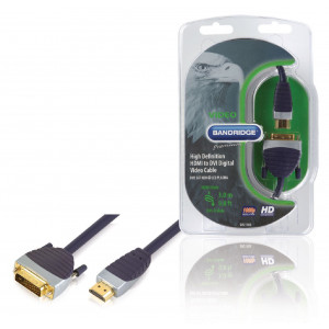 Kvalitní Kabel HDMI/DVI pro Přenos Digitálního Obrazu 3.0 m