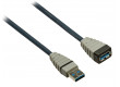 Prodlužovací kabel SuperSpeed USB 3.0, zástrčka USB 3.0 A - zásuvka USB 3.0 A, 2,0 m, modrý