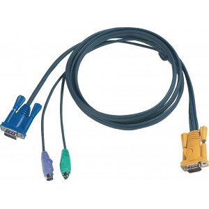 Kombinovaný kabel KVM VGA/PS/2 speciální 3 m