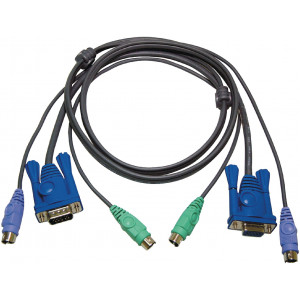 Kombinovaný kabel KVM VGA/PS/2