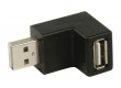 Úhlový adaptér 270° zástrčka USB 2.0 A – zásuvka USB A