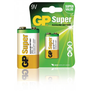 Battery alkaline 9 V Super 1-blister