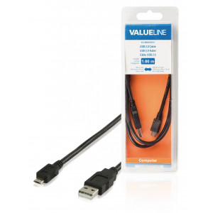 USB 2.0 Cable A Male - Micro B Male