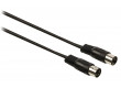 Audio kabel DIN, 5pin zástrčka DIN - 5pin zástrčka DIN, 1,00 m, černý
