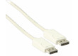 Kabel DisplayPort, zástrčka DisplayPort - zástrčka DisplayPort, bílý, 2,00 m