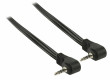 Propojovací AV kabel s konektory jack 3,5 mm zástrčka – jack 3,5 mm zástrčka 1,00 m černý