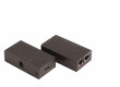 HDMI extender, vysílač HDMI – přijímač HDMI, 2x kabel CAT5e/6, 30 m, tmavě šedý