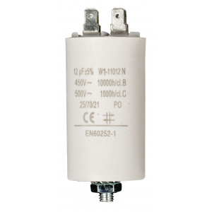 Rozběhový kondenzátor 12.0uf / 450 v + zem