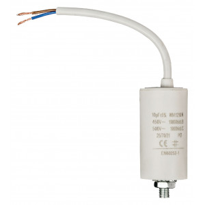 Rozběhový kondenzátor 10.0uf / 450 v + kabel