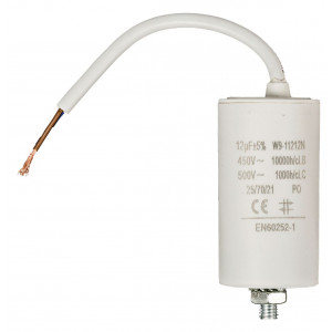 Rozběhový kondenzátor 12.0uf / 450 v + kabel